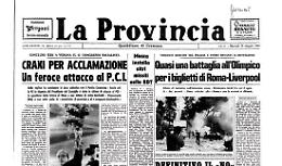 Craxi per acclamazione.
Cremonese a un passo dalla serie A