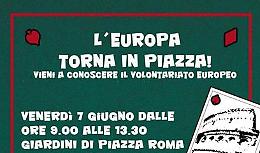 Venerdì a Cremona ''L'Europa torna in piazza'' con il Cisvol