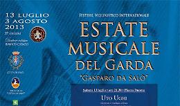 Estate Musicale del Garda a Salò. Questa sera  Uto Ughi, chiusura con Richard Galliano