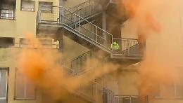 Protezione civile, prova di evacuazione alla casa di riposo Emilio Biazzi