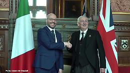 Londra, Fontana incontra lo speaker Hoyle alla Camera dei Comuni