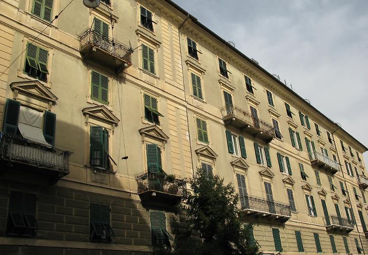 La casa  natale di Montale a Genova