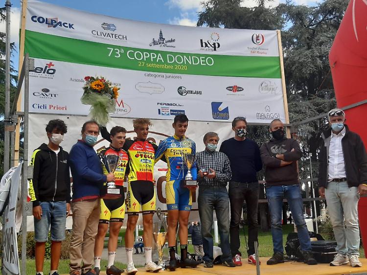 Coppa Dondeo: il 18enne Francesco Cali vince in volata
