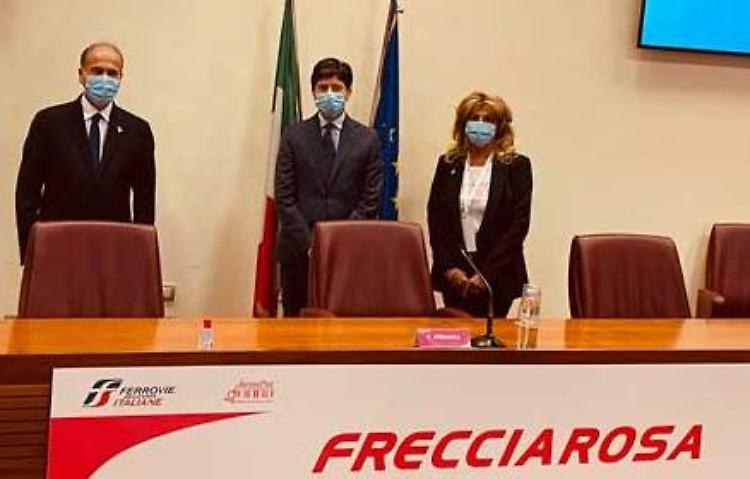  Frecciarosa 2020, salute e prevenzione viaggiano in treno