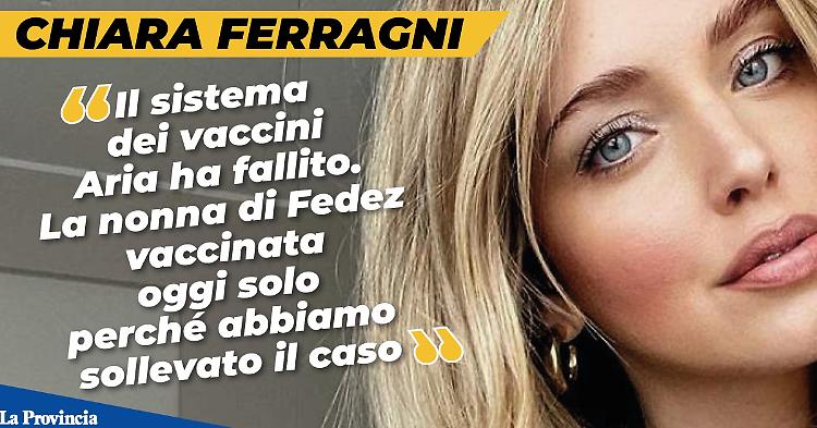 "La nonna di Fedez vaccinata solo perché abbiamo  sollevato il caso"
