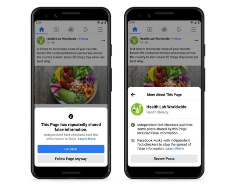 Facebook nasconderà in automatico i post bufala