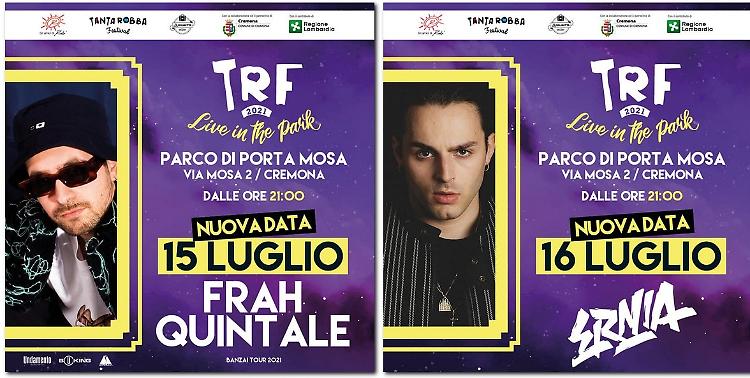 Tanta Robba in the Park: nuove date per Frah Quintale ed Ernia