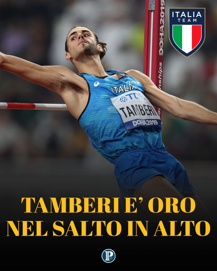 Tokyo: alto, Tamberi oro ex equo con qatariota Barshim