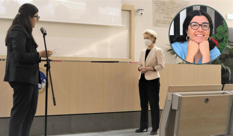 "Presidente von der Leyen, costruiamo insieme il futuro"