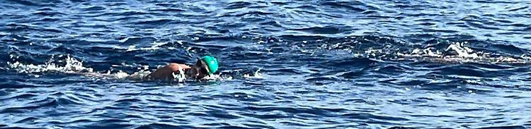 Stretto di Messina a nuoto, Luigi come Ulisse tra Scilla e Cariddi