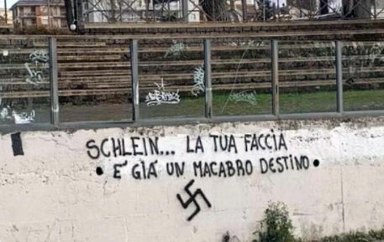 Scritta con svastica contro Schlein: informativa Digos, pm valuta indagine