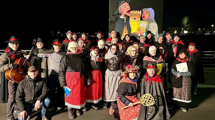 Canti della Merla a Gera, grande partecipazione in riva all'Adda