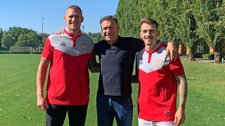 Andrea Fulignati, nuovo portiere della Cremonese, al Centro Arvedi