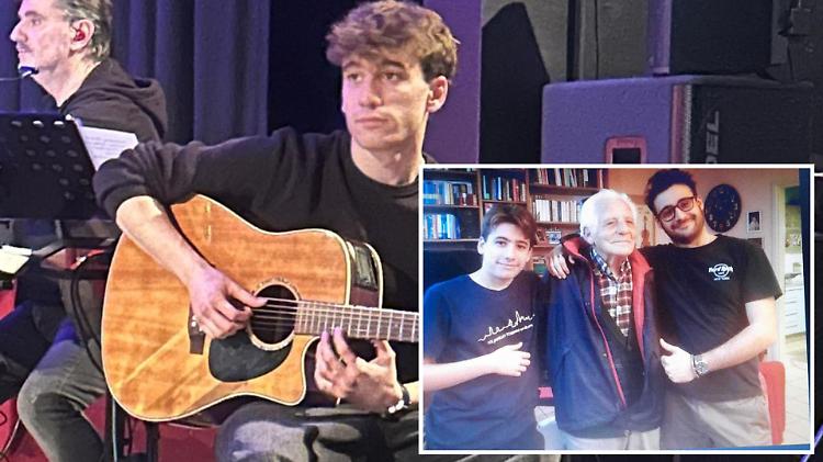 Scrive una canzone per il nonno e vince un concorso nazionale