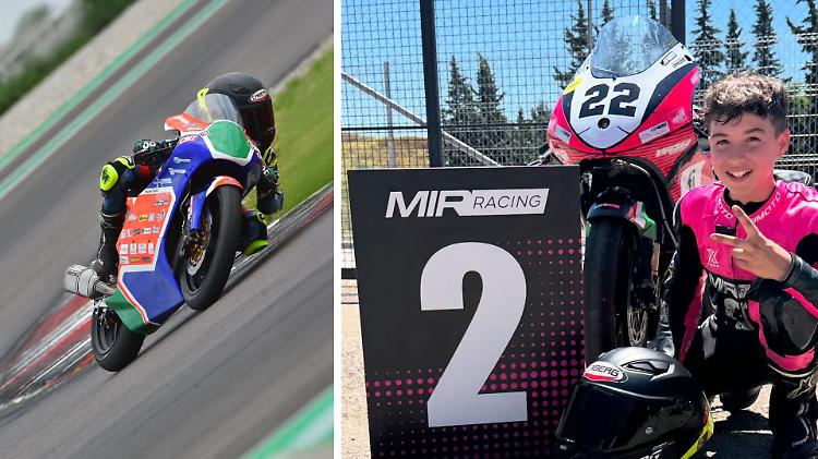 Il 12enne Dossena debutta nel campionato Moto4 spagnolo