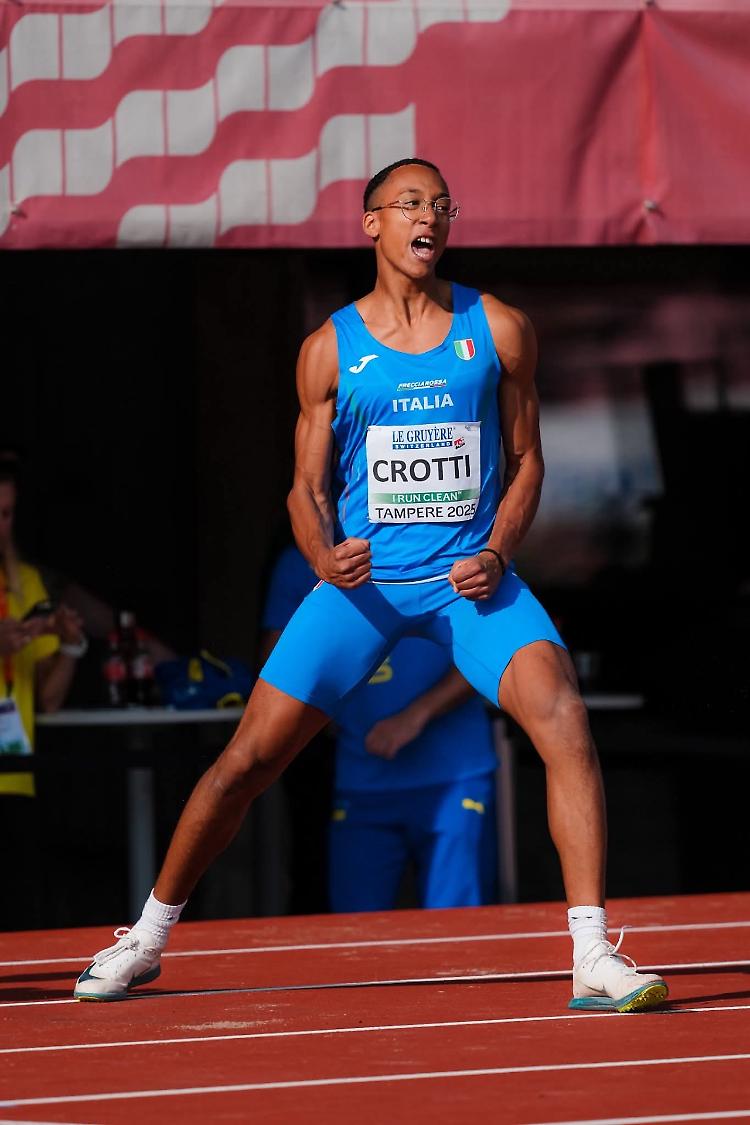Europei U20, Crotti è campione nel salto triplo