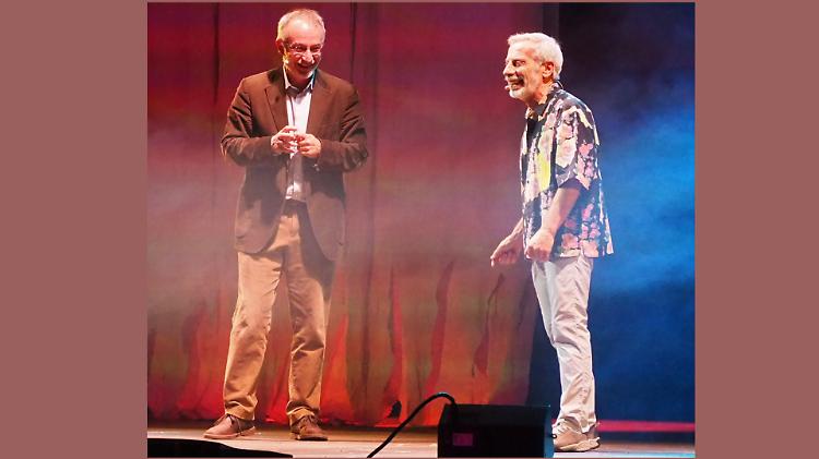 Quando la comicit&agrave; incontra la clorofilla: Storti e Mancuso accendono il teatro