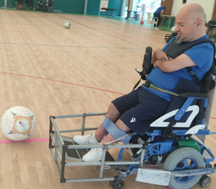 Calcio in carrozzina: Luca Mercuri in azzurro